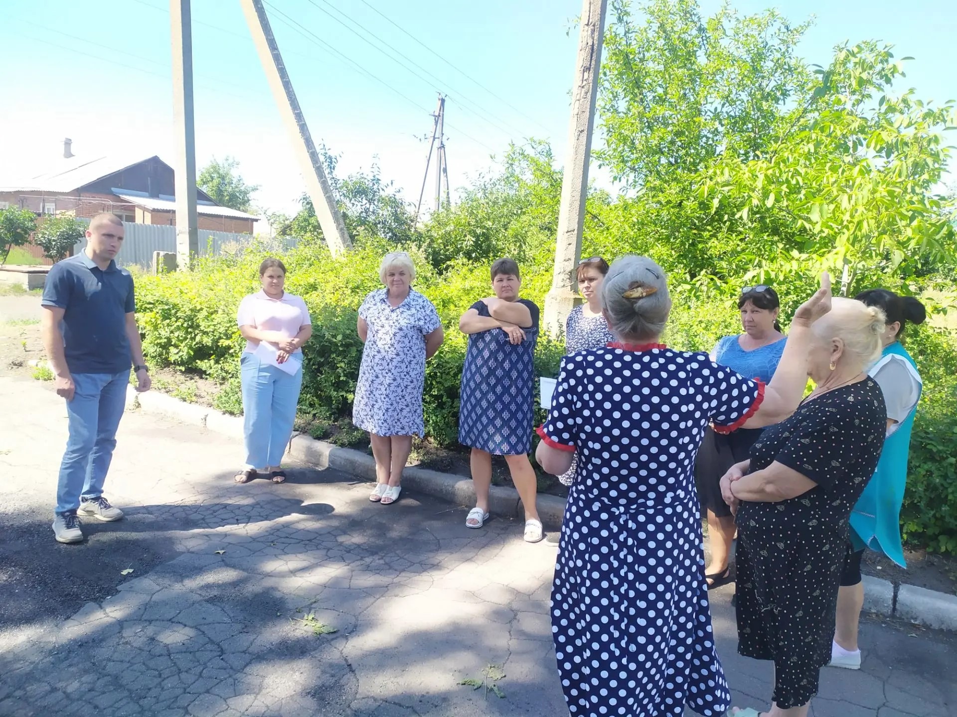 Встреча с населением.